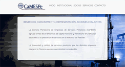 Desktop Screenshot of camespe.com